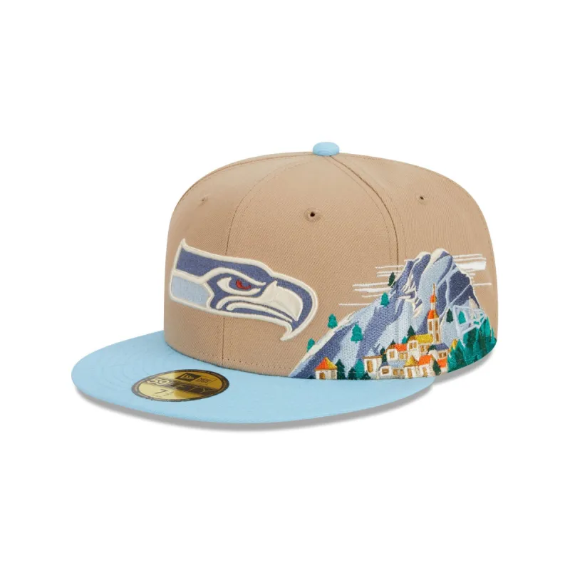 Seattle Seahawks Snowcapped 59FIFTY Fitted Hat sold by New Era