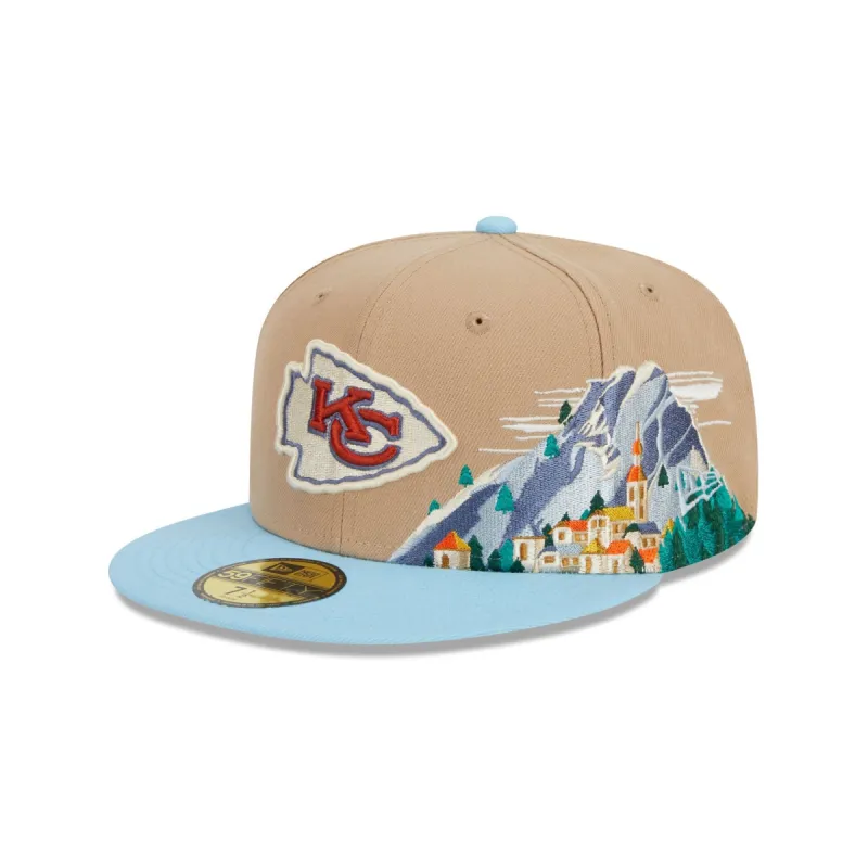 Kansas City Chiefs Snowcapped 59FIFTY Fitted Hat sold by New Era