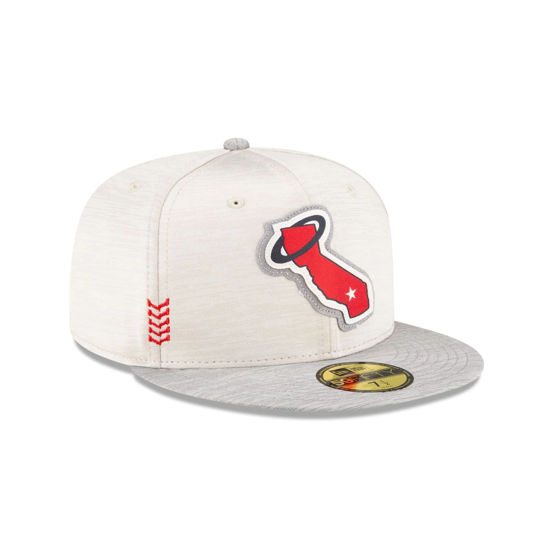 Los Angeles Angels 2024 Clubhouse Stone 59FIFTY Fitted Hat sold by New Era product image thumbnail 3