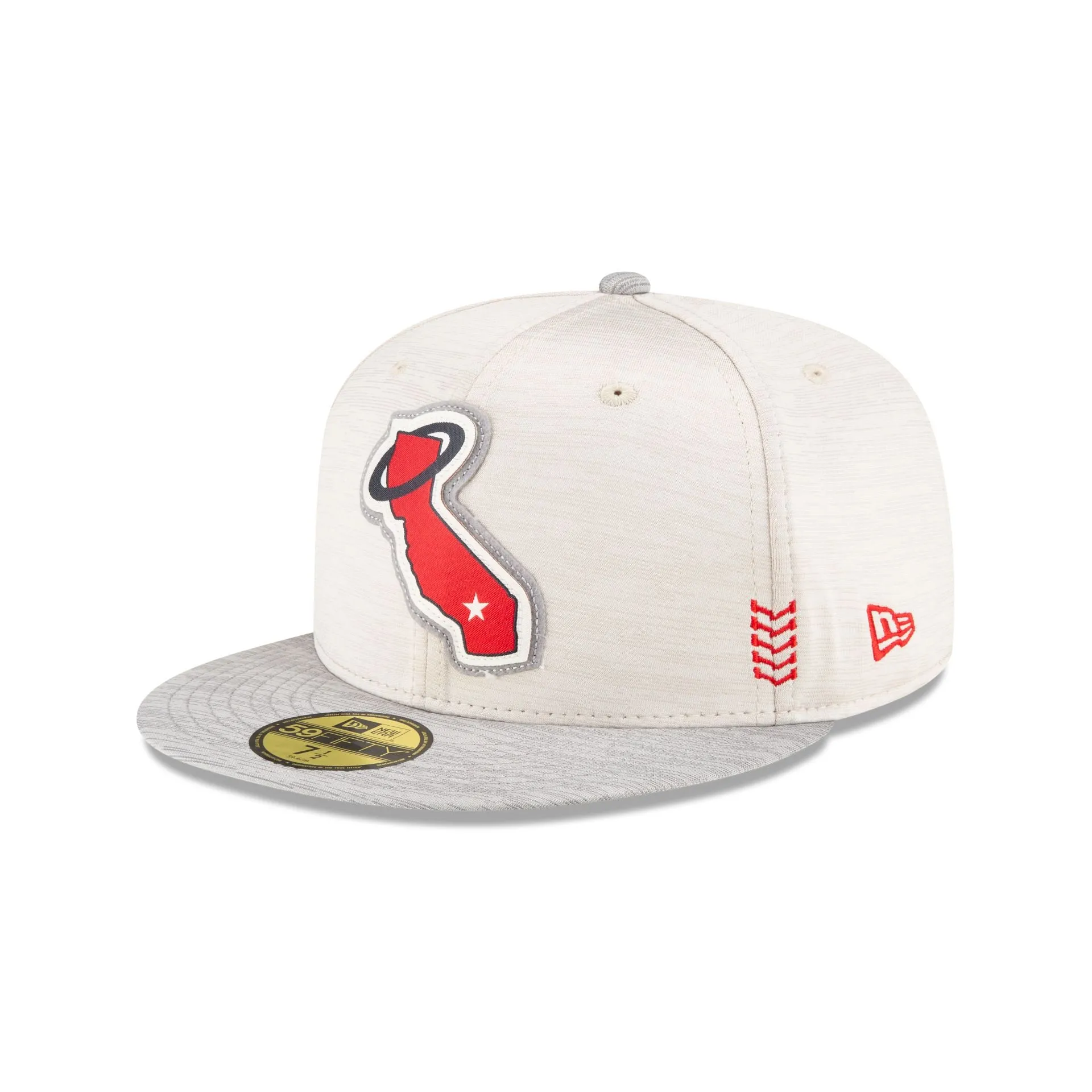 Los Angeles Angels 2024 Clubhouse Stone 59FIFTY Fitted Hat sold by New Era