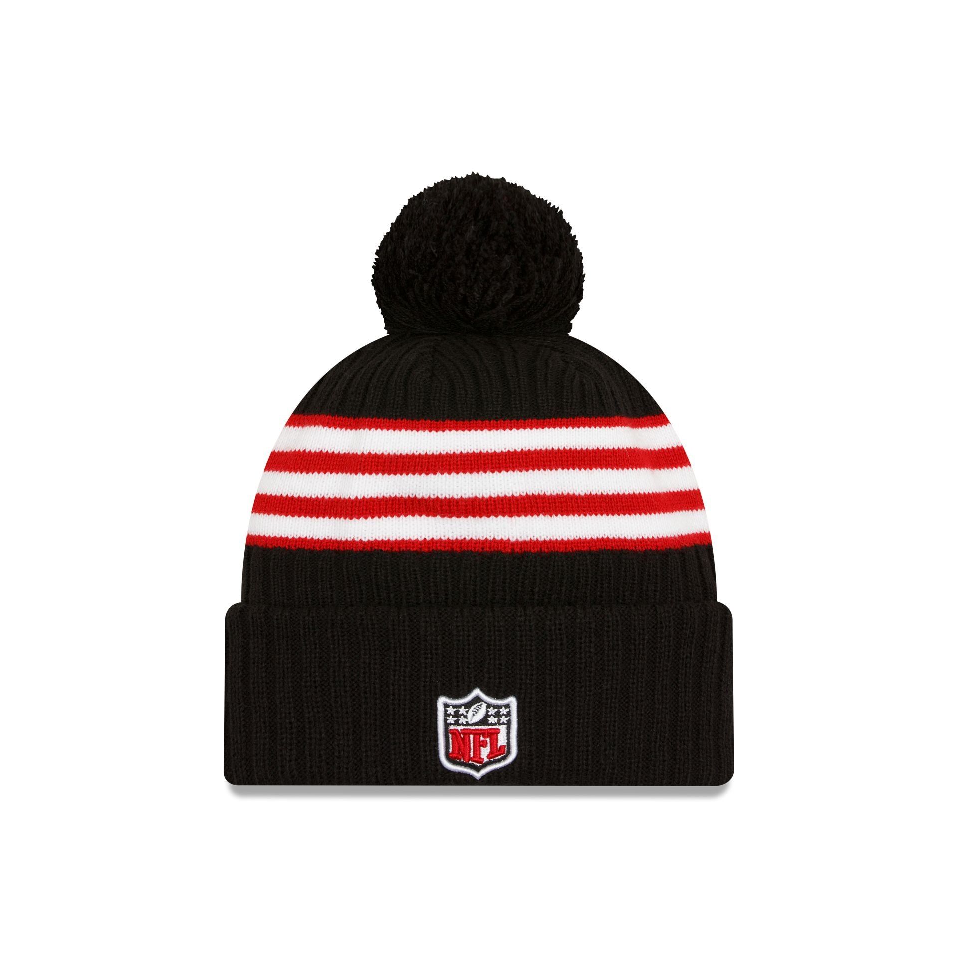 San Francisco 49ers 2023 Cold Weather Black Pom Knit sold by New Era product image thumbnail 2