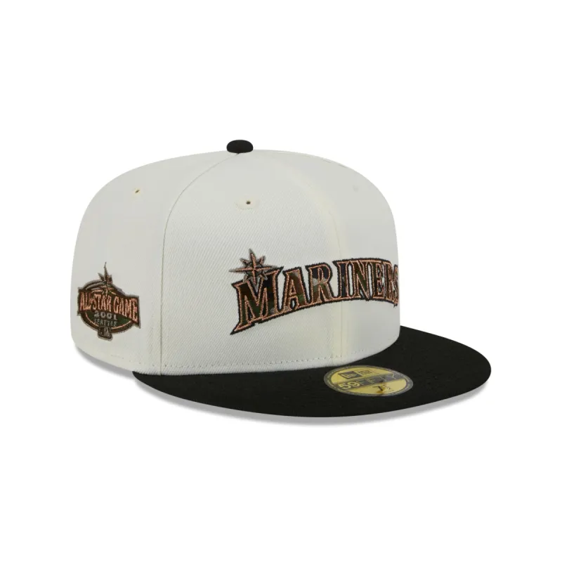 Seattle Mariners Camo Fill 59FIFTY Fitted Hat sold by New Era