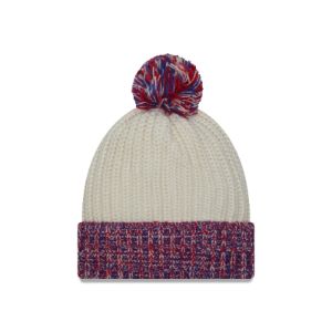 Buffalo Bills Throwback Women's Pom Knit Hat sold by New Era