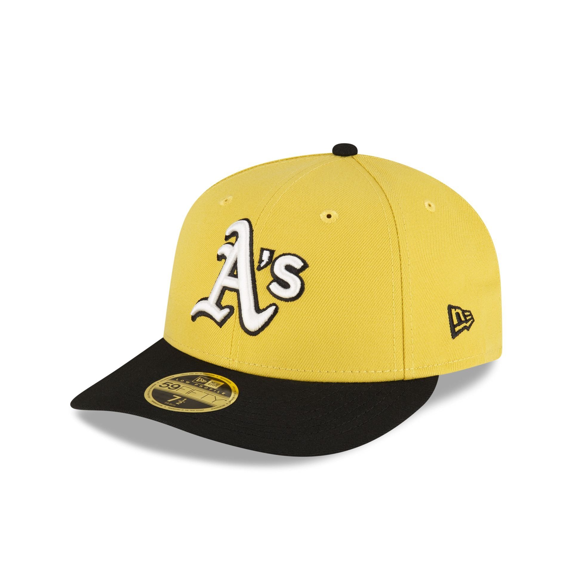 Oakland Athletics Chartreuse Crown Low Profile 59FIFTY Fitted Hat sold by New Era