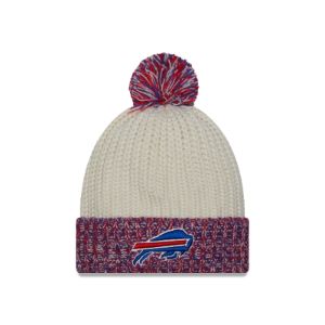 Buffalo Bills Throwback Women's Pom Knit Hat sold by New Era