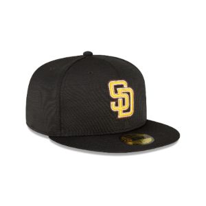 San Diego Padres 2023 Clubhouse Black 59FIFTY Fitted Hat sold by New Era