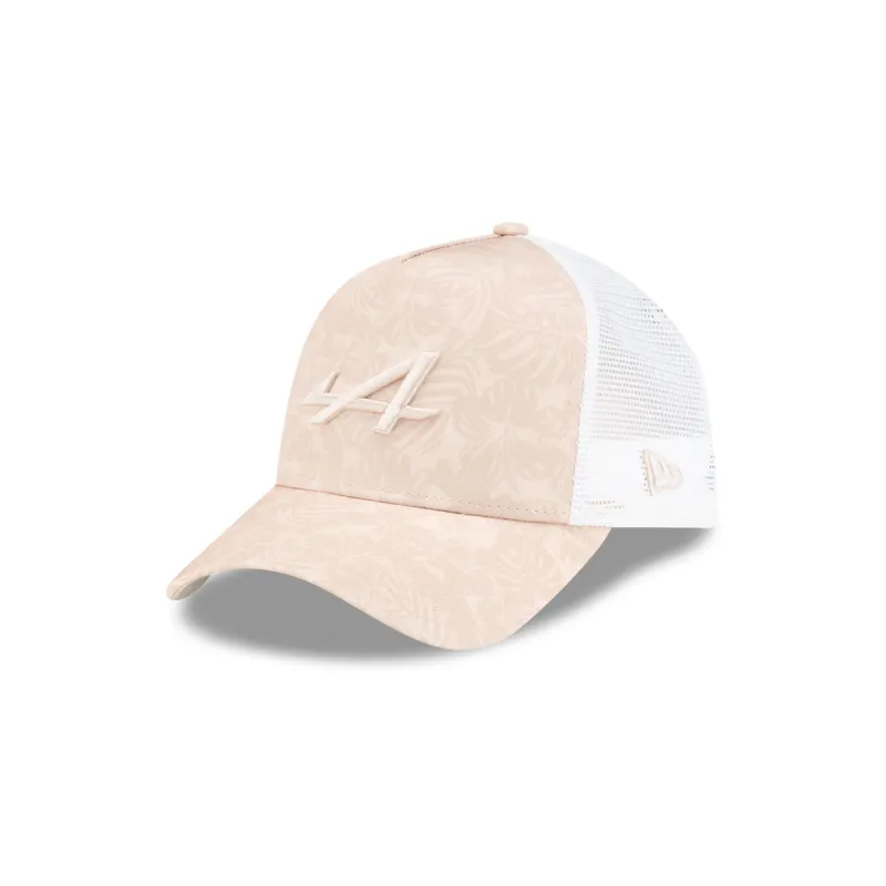 BWT Alpine F1 Team Floral 9FORTY A-Frame Trucker Hat sold by New Era