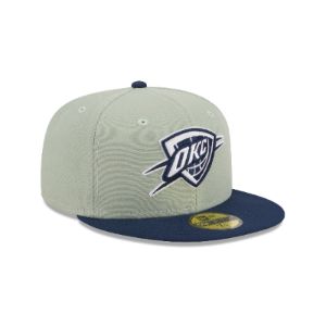 Oklahoma City Thunder Color Pack Green 59FIFTY Fitted Hat sold by New Era