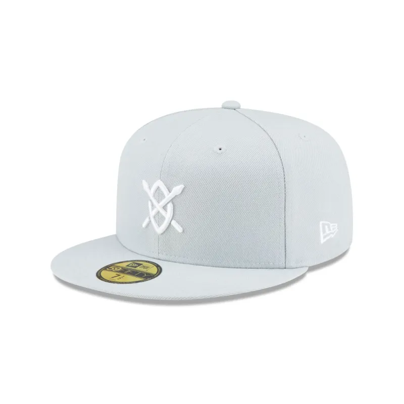 New Era X Daily Paper Gray 59FIFTY Fitted Hat sold by New Era