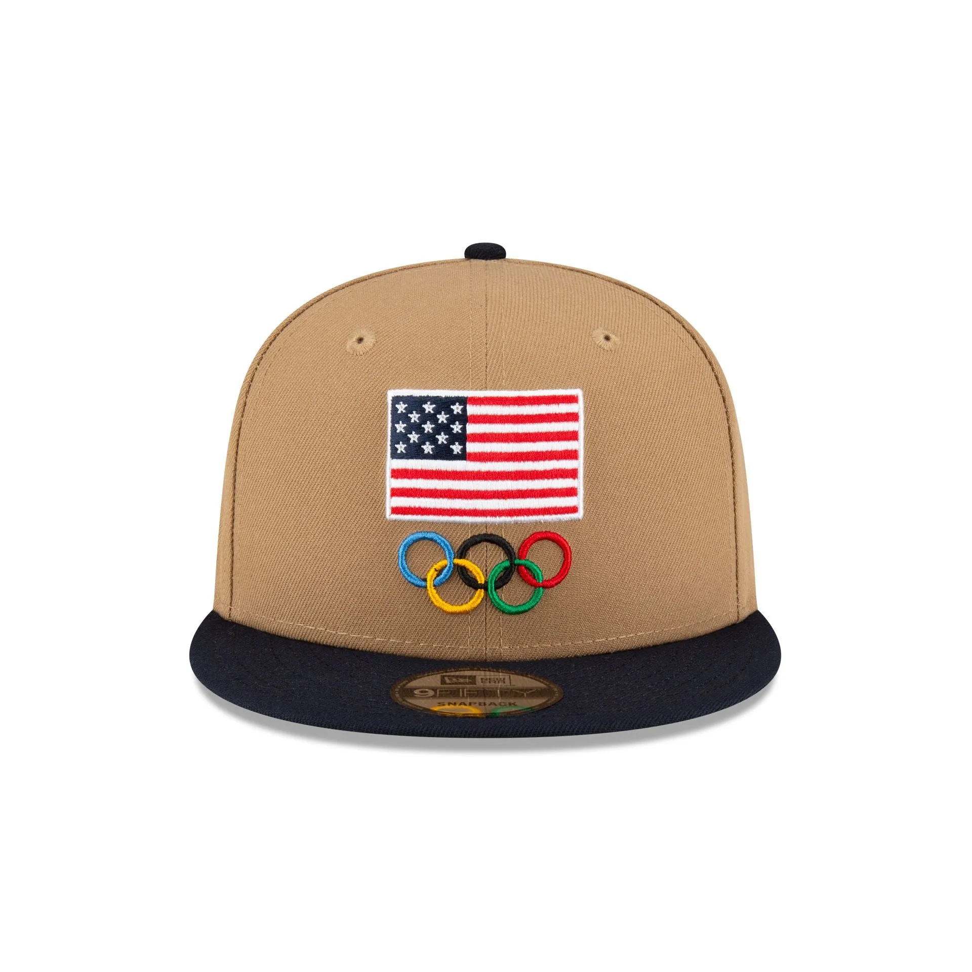 Team USA Khaki 9FIFTY Snapback Hat sold by New Era product image thumbnail 2
