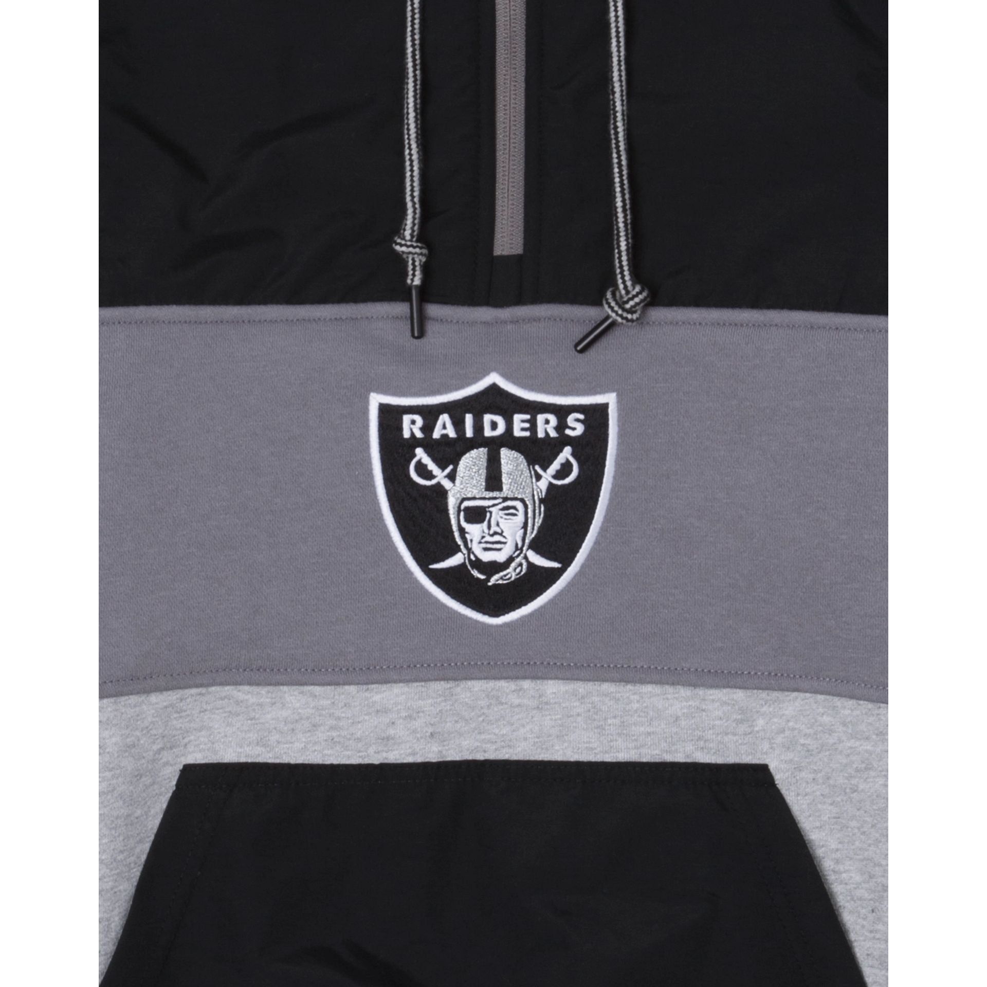 Las Vegas Raiders Throwback Quarter Zip Hoodie sold by New Era product image thumbnail 4