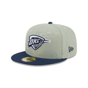 Oklahoma City Thunder Color Pack Green 59FIFTY Fitted Hat sold by New Era