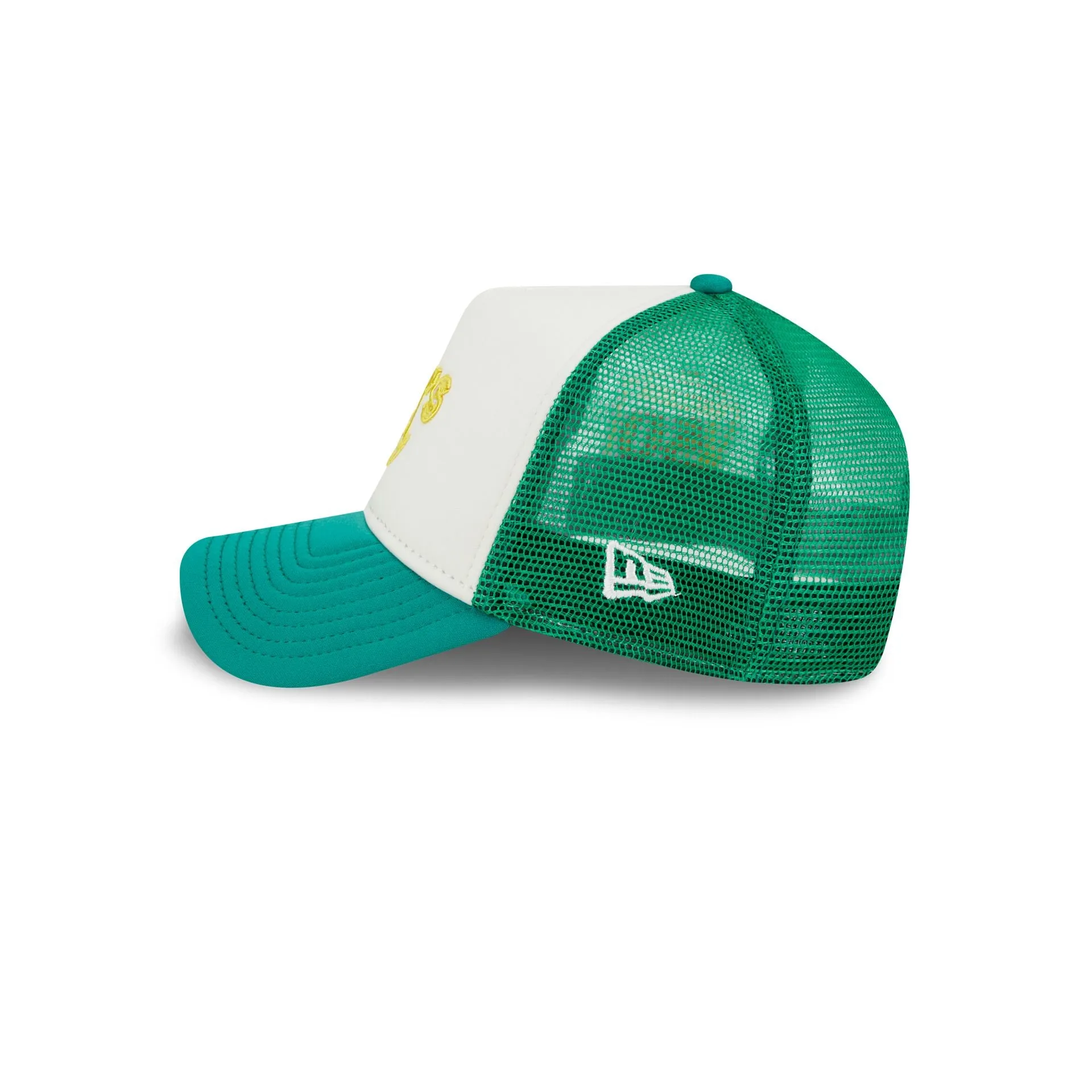 Oakland Athletics Checkered Flag 9FORTY A-Frame Trucker Hat sold by New Era product image thumbnail 5