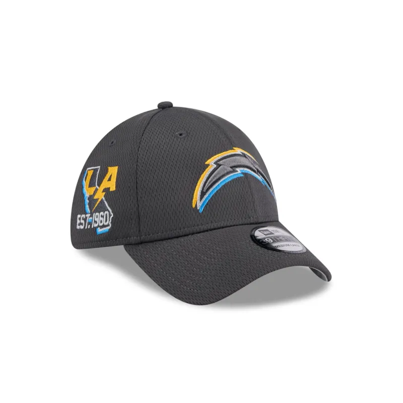 Los Angeles Chargers 2024 Draft 39THIRTY Stretch Fit Hat sold by New Era