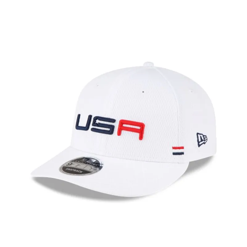 2023 Ryder Cup Team USA White Low Profile 9FIFTY Snapback Hat sold by New Era