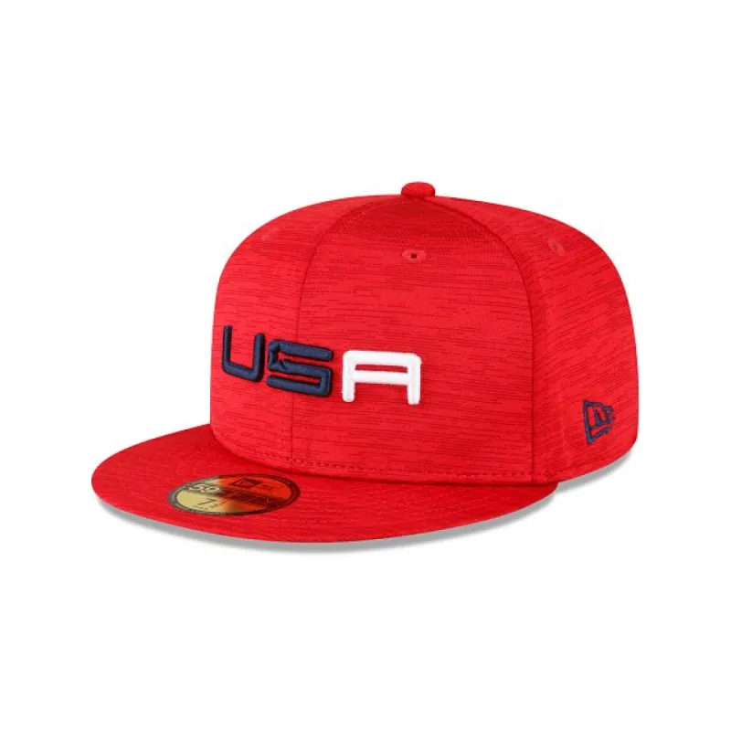 2023 Ryder Cup Team USA Red 59FIFTY Fitted Hat sold by New Era