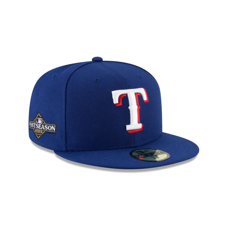 Texas Rangers 2023 Post Season Side Patch 59FIFTY Fitted Hat sold by New Era