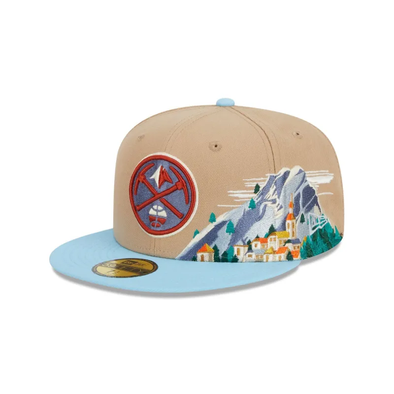 Denver Nuggets Snowcapped 59FIFTY Fitted Hat sold by New Era
