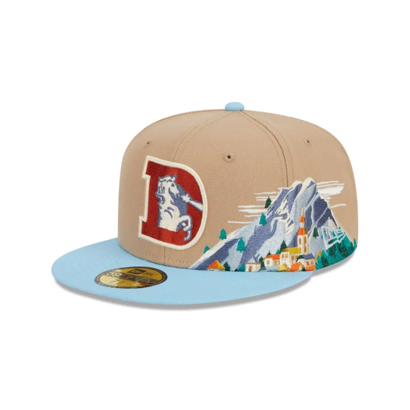 Denver Broncos Snowcapped 59FIFTY Fitted Hat sold by New Era
