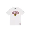Chicago Blackhawks Throwback White T-Shirt sold by New Era
