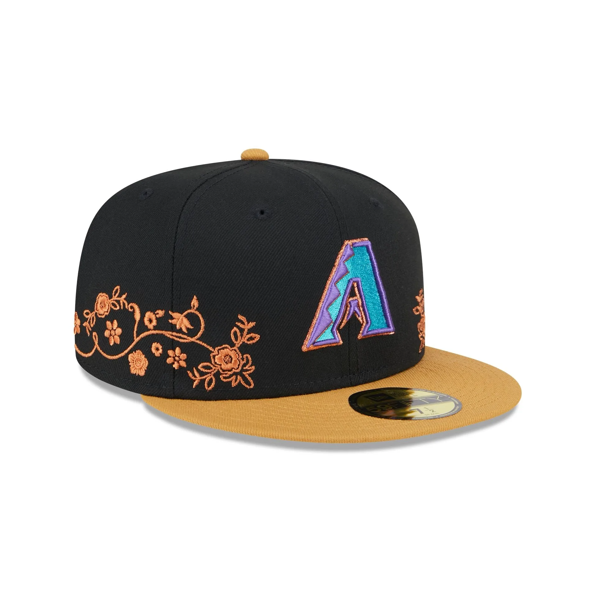 Arizona Diamondbacks Floral Vine 59FIFTY Fitted Hat sold by New Era product image thumbnail 3