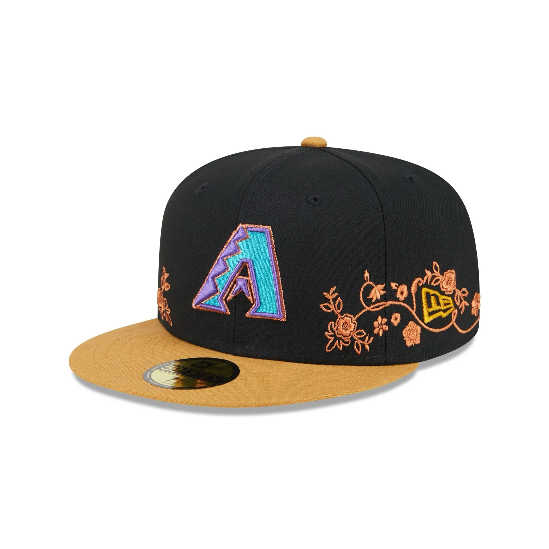 Arizona Diamondbacks Floral Vine 59FIFTY Fitted Hat sold by New Era