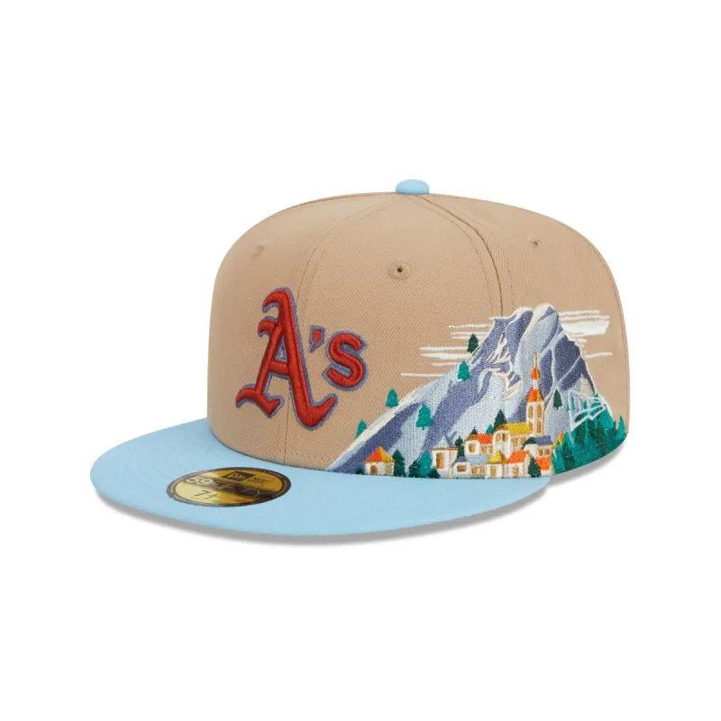 Oakland Athletics Snowcapped 59FIFTY Fitted Hat sold by New Era