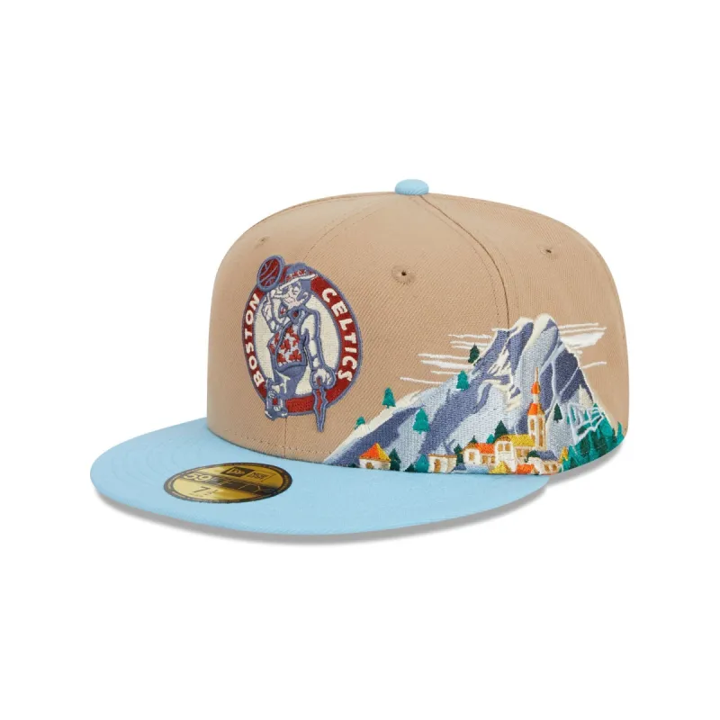 Boston Celtics Snowcapped 59FIFTY Fitted Hat sold by New Era