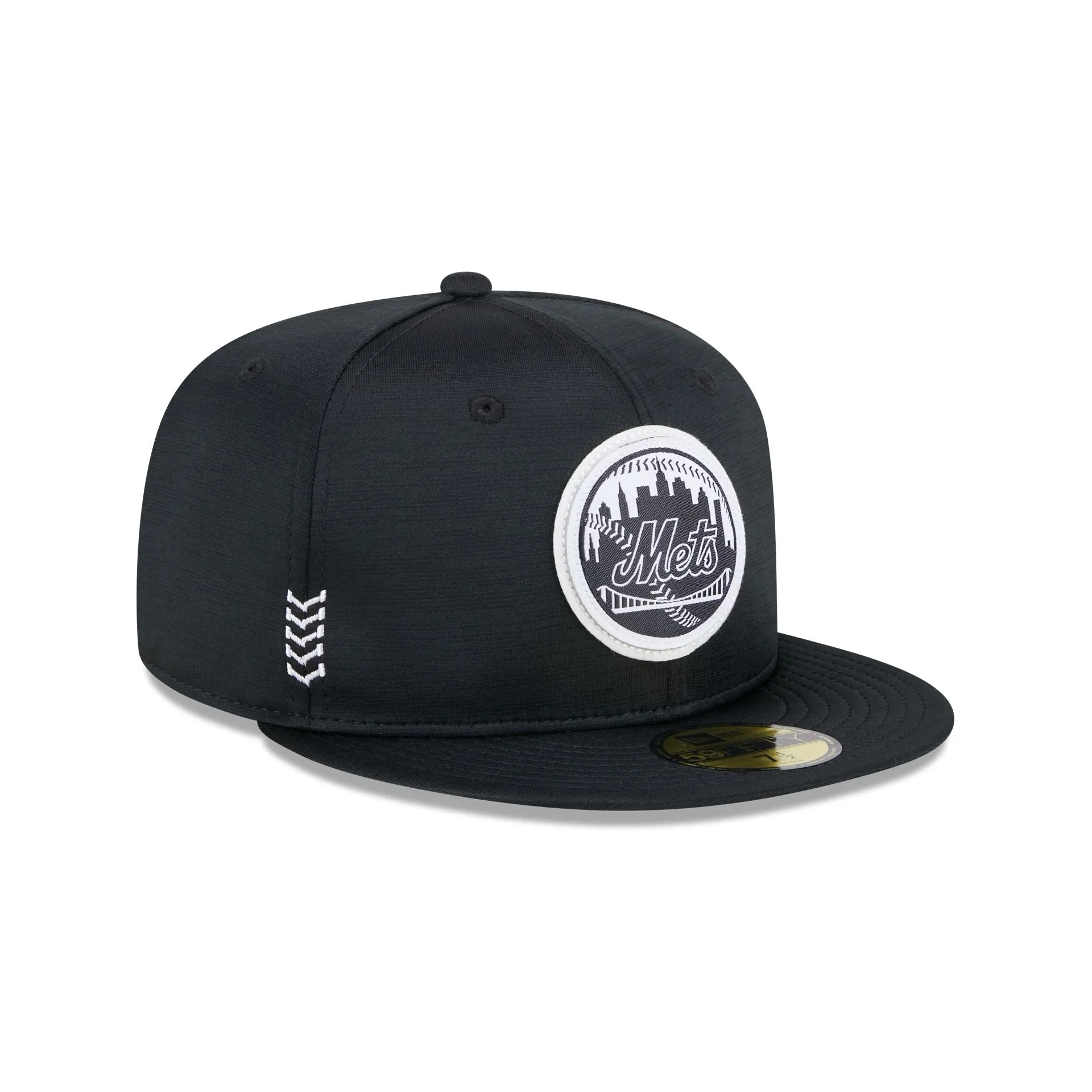 New York Mets 2024 Clubhouse Black 59FIFTY Fitted Hat sold by New Era product image thumbnail 3