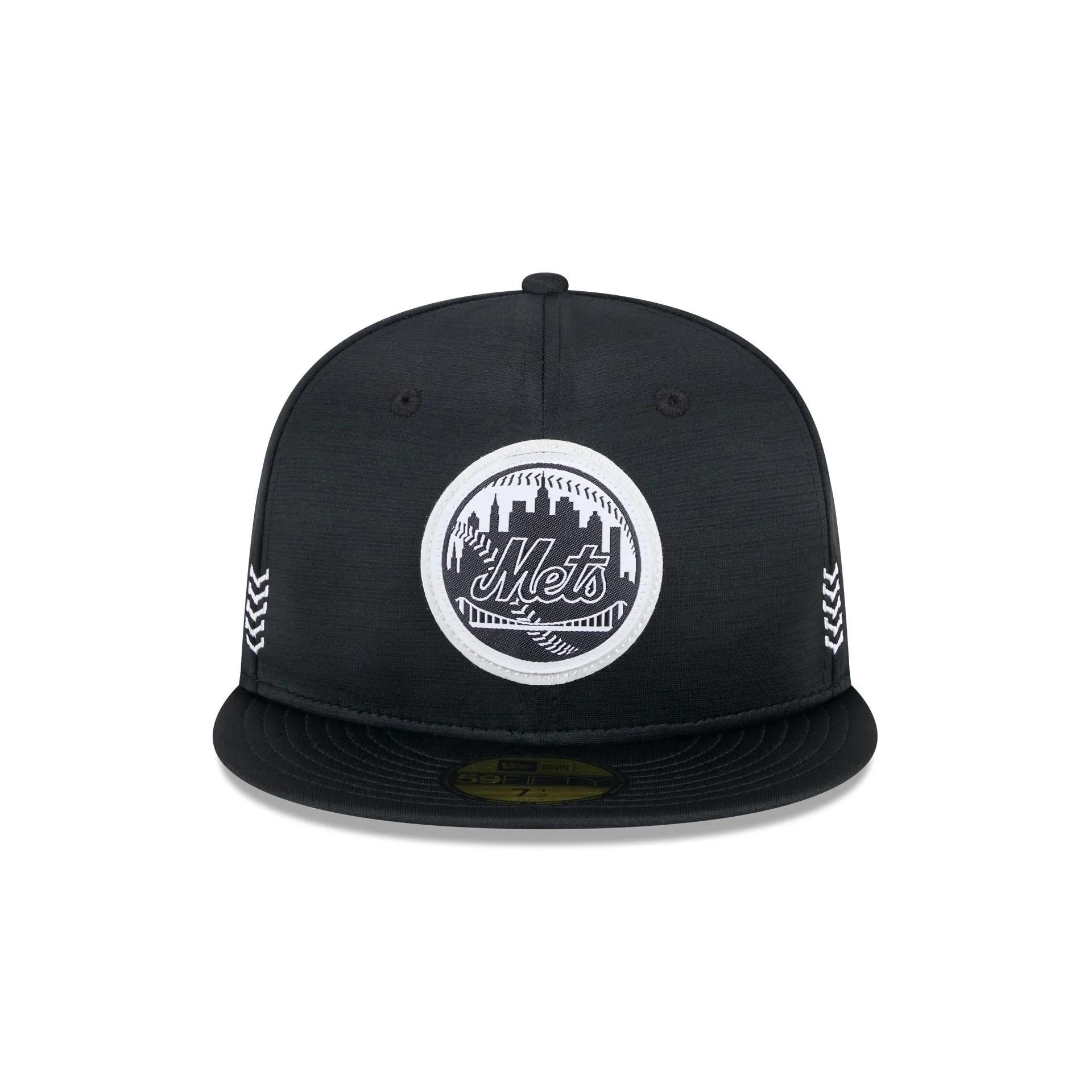 New York Mets 2024 Clubhouse Black 59FIFTY Fitted Hat sold by New Era product image thumbnail 2