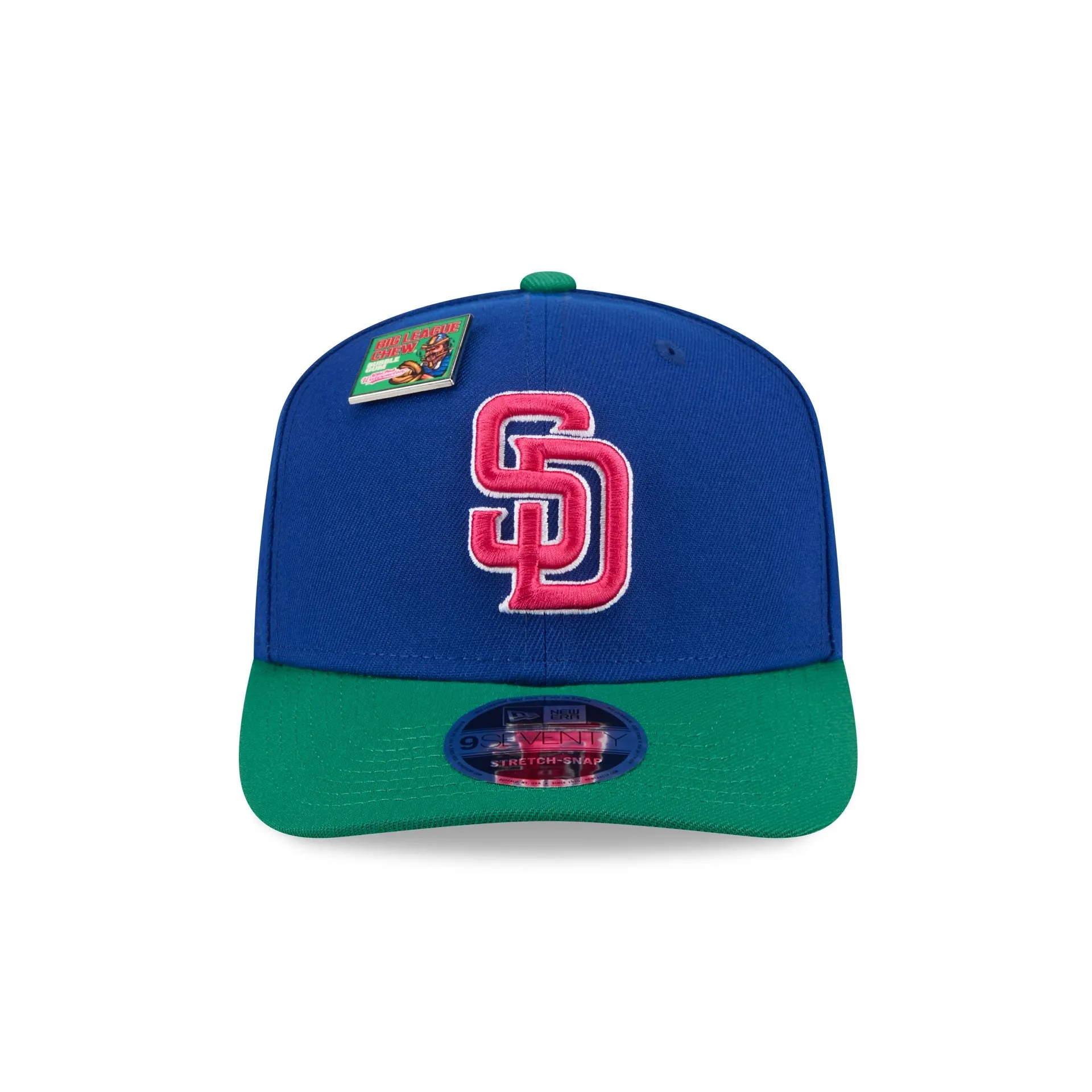 Big League Chew X San Diego Padres Wild Pitch Watermelon 9SEVENTY Stretch-Snap Hat sold by New Era product image thumbnail 2