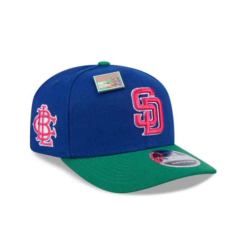 Big League Chew X San Diego Padres Wild Pitch Watermelon 9SEVENTY Stretch-Snap Hat sold by New Era