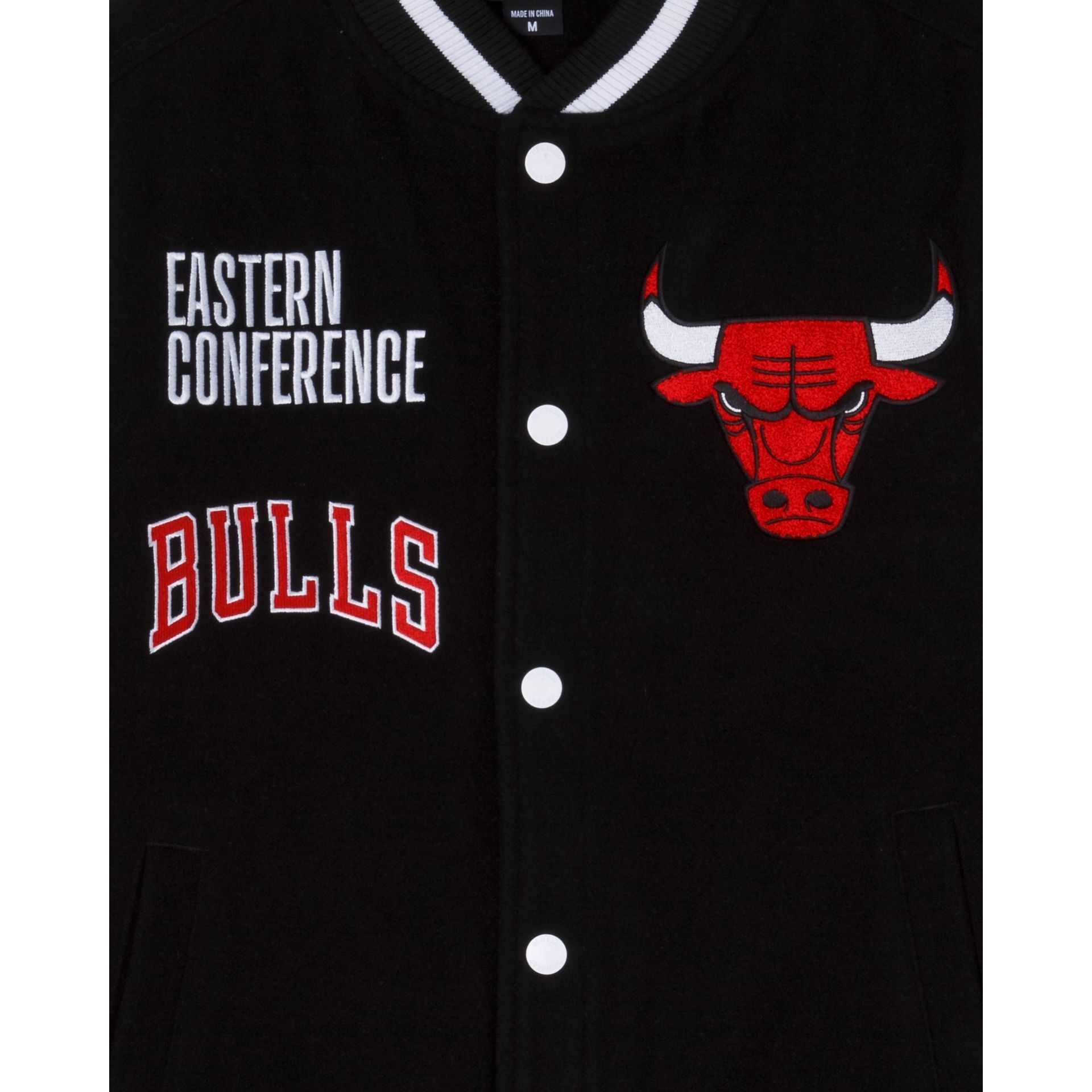 Chicago Bulls Black Varsity Jacket sold by New Era product image thumbnail 3