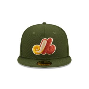 Montreal Expos Autumn Flannel 59FIFTY Fitted Hat sold by New Era