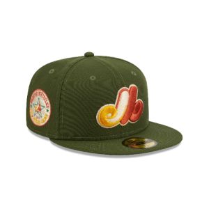 Montreal Expos Autumn Flannel 59FIFTY Fitted Hat sold by New Era