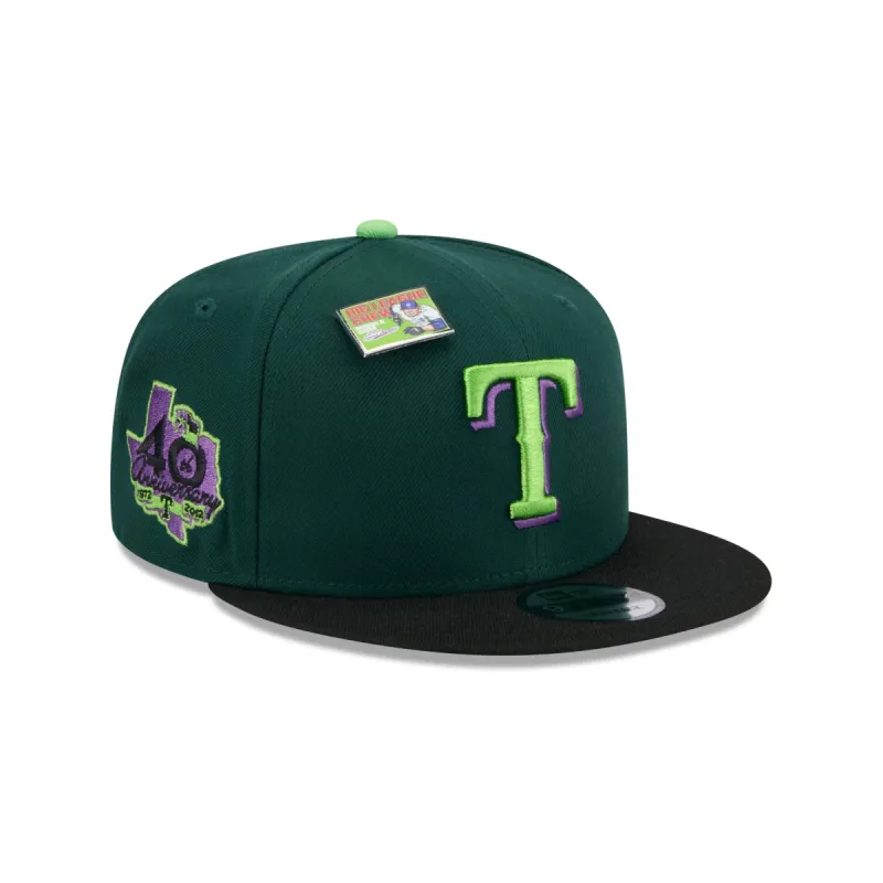 Big League Chew X Texas Rangers Sour Apple 9FIFTY Snapback Hat sold by New Era