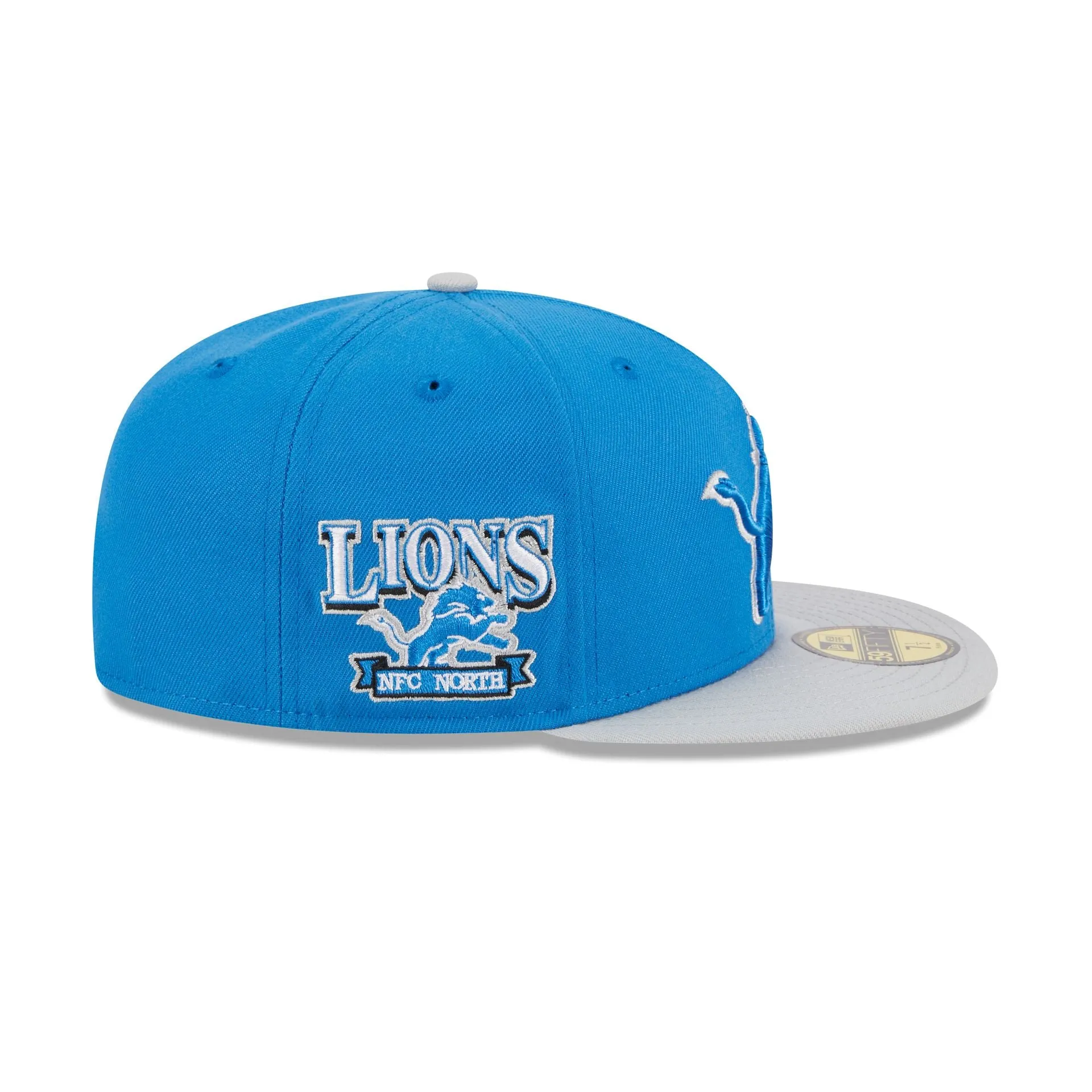 Detroit Lions Throwback Hidden 59FIFTY Fitted Hat sold by New Era product image thumbnail 4