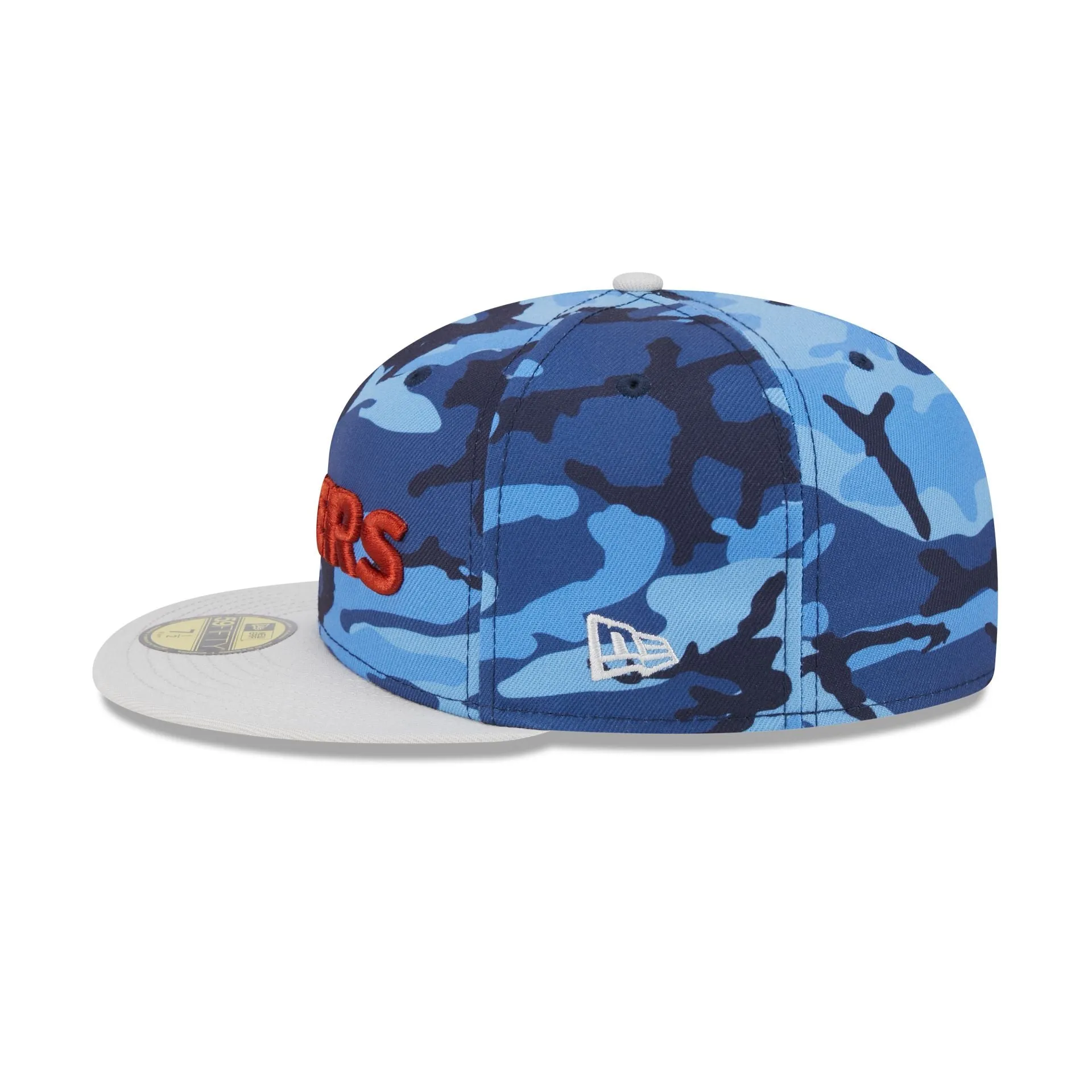 Las Vegas Raiders Blue Camo 59FIFTY Fitted Hat sold by New Era product image thumbnail 5