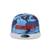 Las Vegas Raiders Blue Camo 59FIFTY Fitted Hat sold by New Era