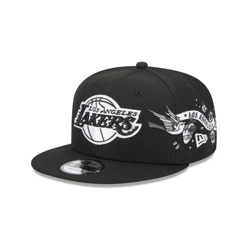 Los Angeles Lakers City Art 9FIFTY Snapback Hat sold by New Era