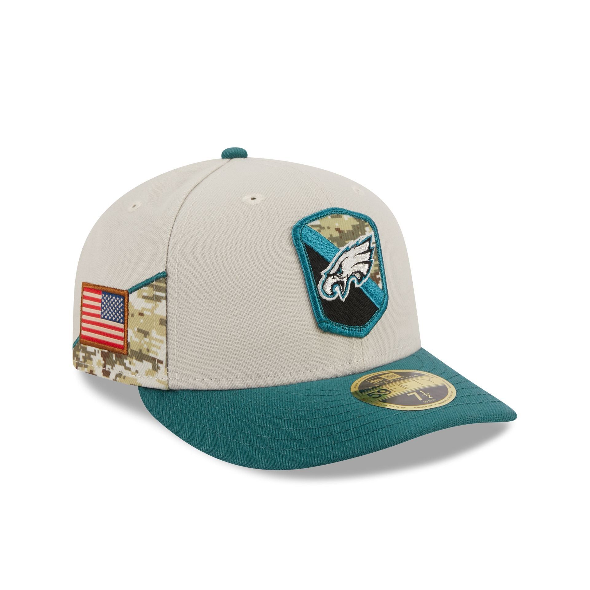 Philadelphia Eagles 2023 Salute to Service Low Profile 59FIFTY Fitted Hat sold by New Era