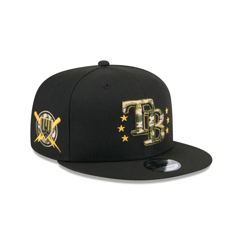 Tampa Bay Rays Armed Forces Day 2024 9FIFTY Snapback Hat sold by New Era