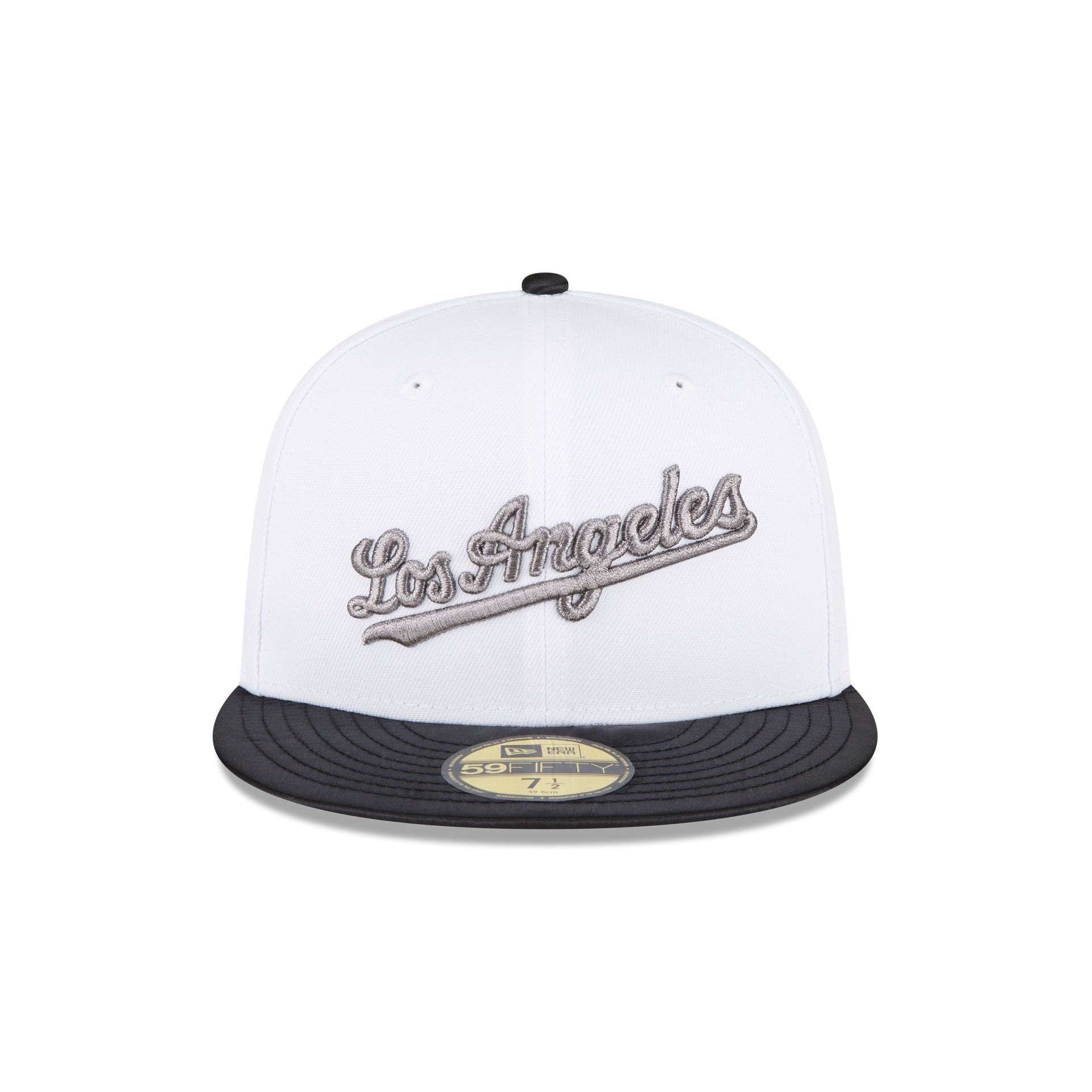 Just Caps Optic White Los Angeles Dodgers 59FIFTY Fitted Hat sold by New Era product image thumbnail 2