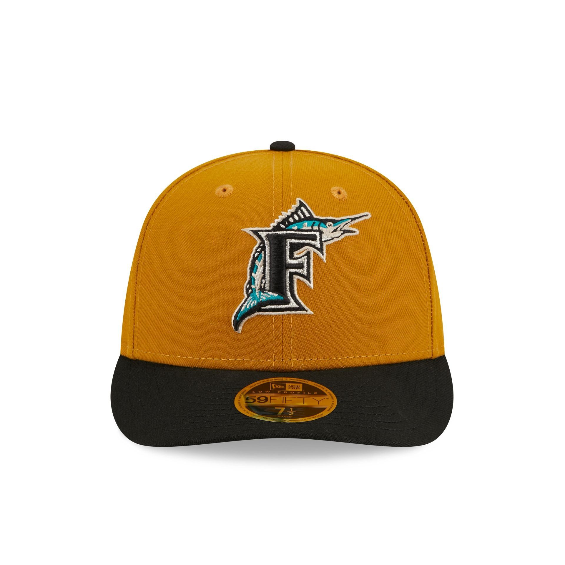 Miami Marlins Vintage Gold Low Profile 59FIFTY Fitted Hat sold by New Era product image thumbnail 2