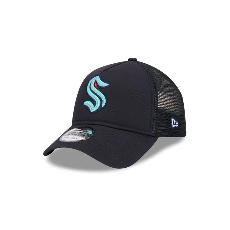 Seattle Kraken 9FORTY A-Frame Trucker Hat sold by New Era
