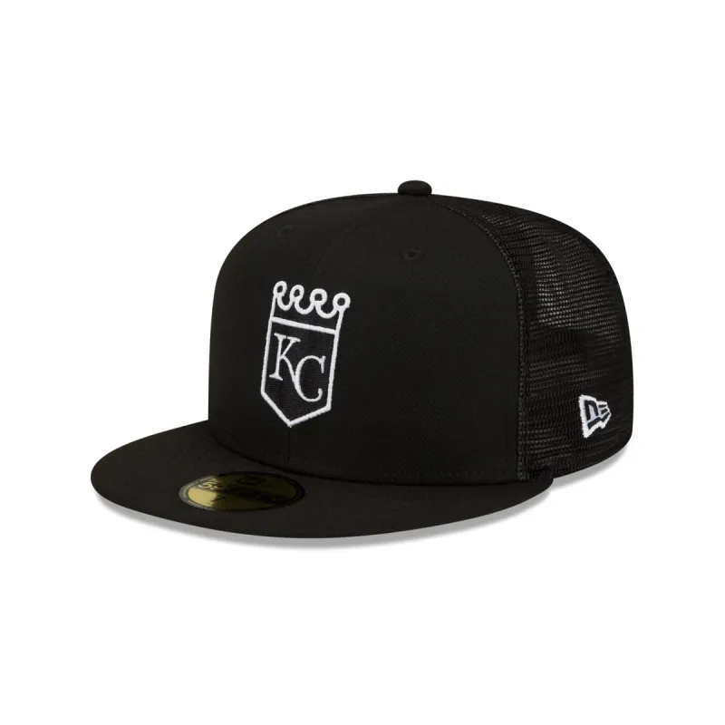 Kansas City Royals 2023 Batting Practice Black 59FIFTY Fitted Hat sold by New Era