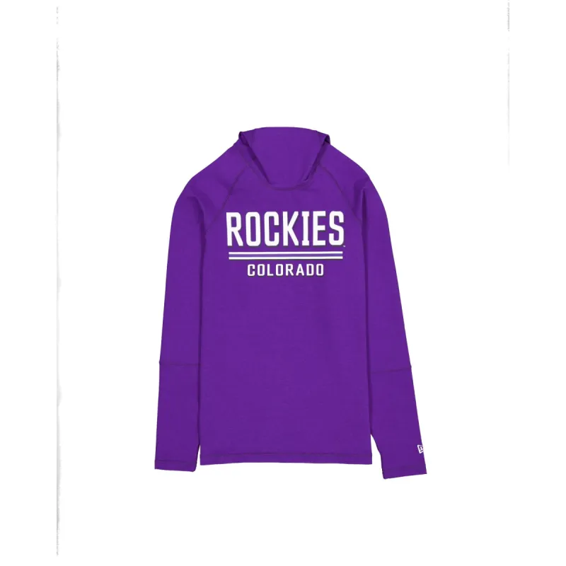 Colorado Rockies Balaclava Hoodie sold by New Era