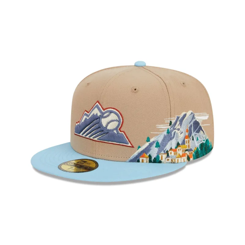 Colorado Rockies Snowcapped 59FIFTY Fitted Hat sold by New Era