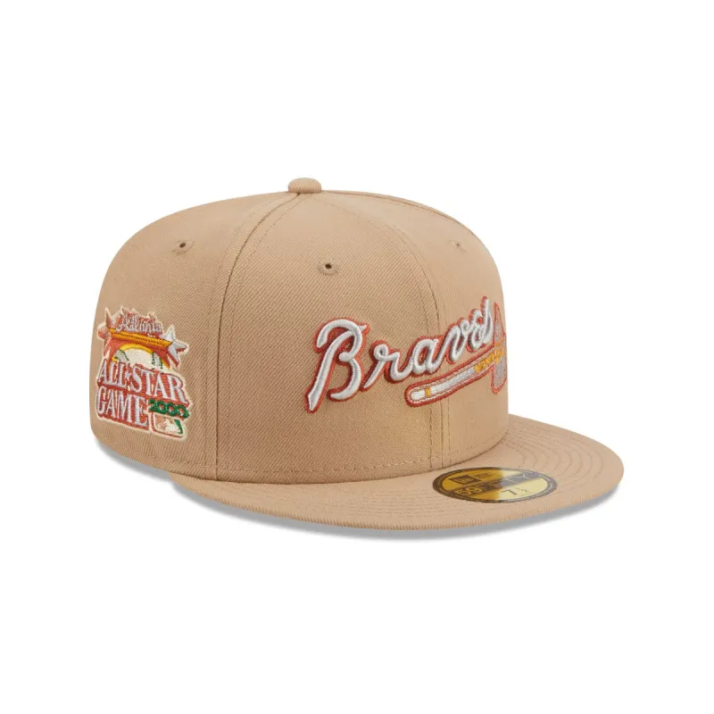 Atlanta Braves Autumn Flannel 59FIFTY Fitted Hat sold by New Era