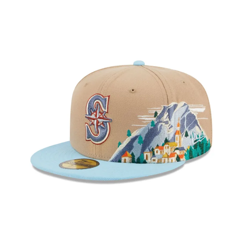 Seattle Mariners Snowcapped 59FIFTY Fitted Hat sold by New Era